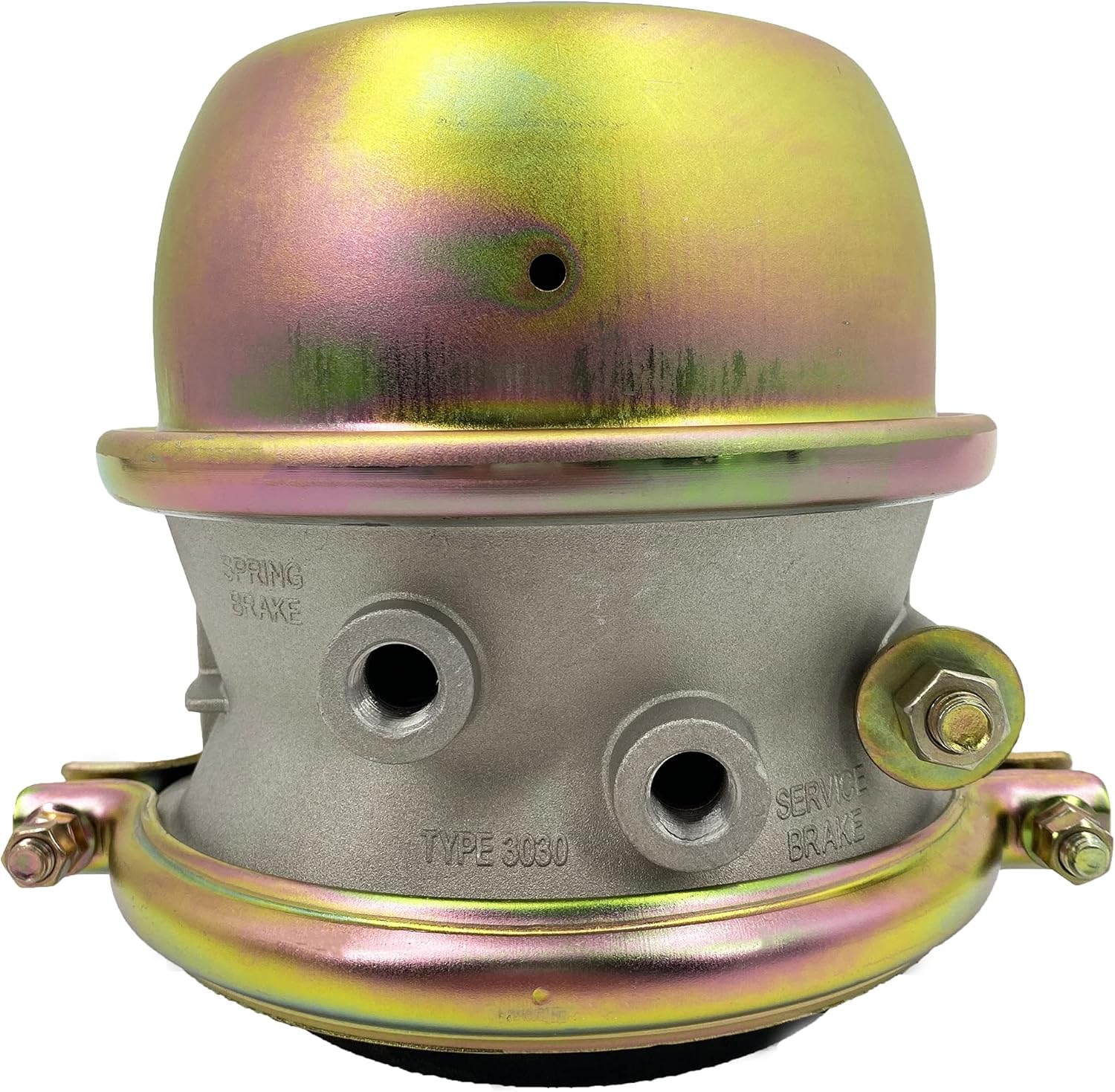 Torque 2 Pack of Type 30/30 Piggyback Air Brake Chamber 2.5" Stroke Type 3030 for semi Truck Trailer (Replaces Haldex GP3030 MA15435 MA15444) (2 x TR3030PBK)