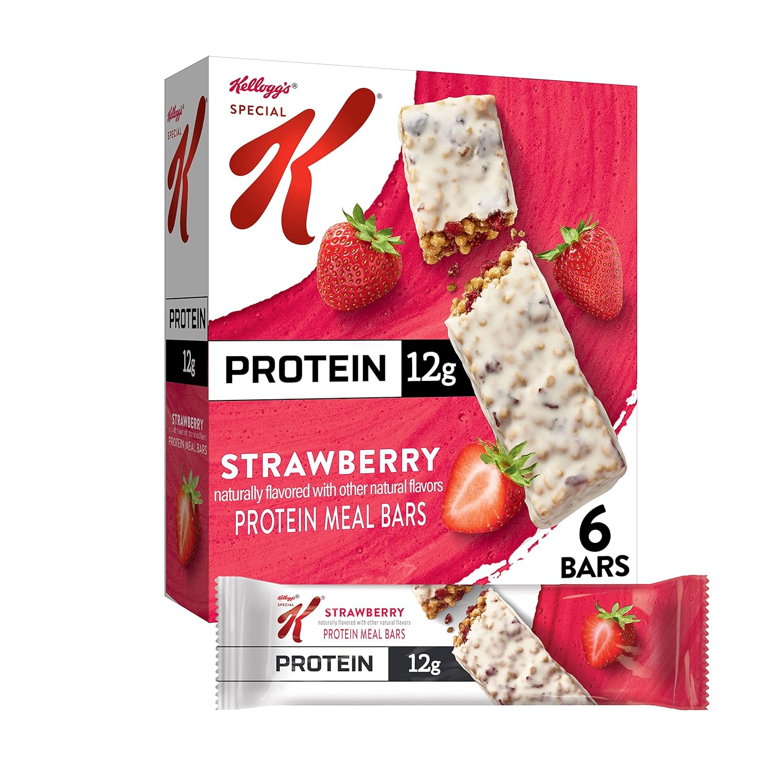 Kellogg's Special K barra de comida con proteínas, fresa, 9