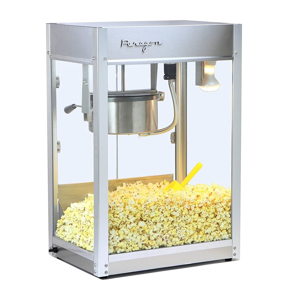 Paragon - Manufactured Fun 11508710 Pro-Series Commercial 8 Ounce Machine, Stainless Steel Popcorn Popper: Buy Online at Best Price in UAE - Amazon.ae