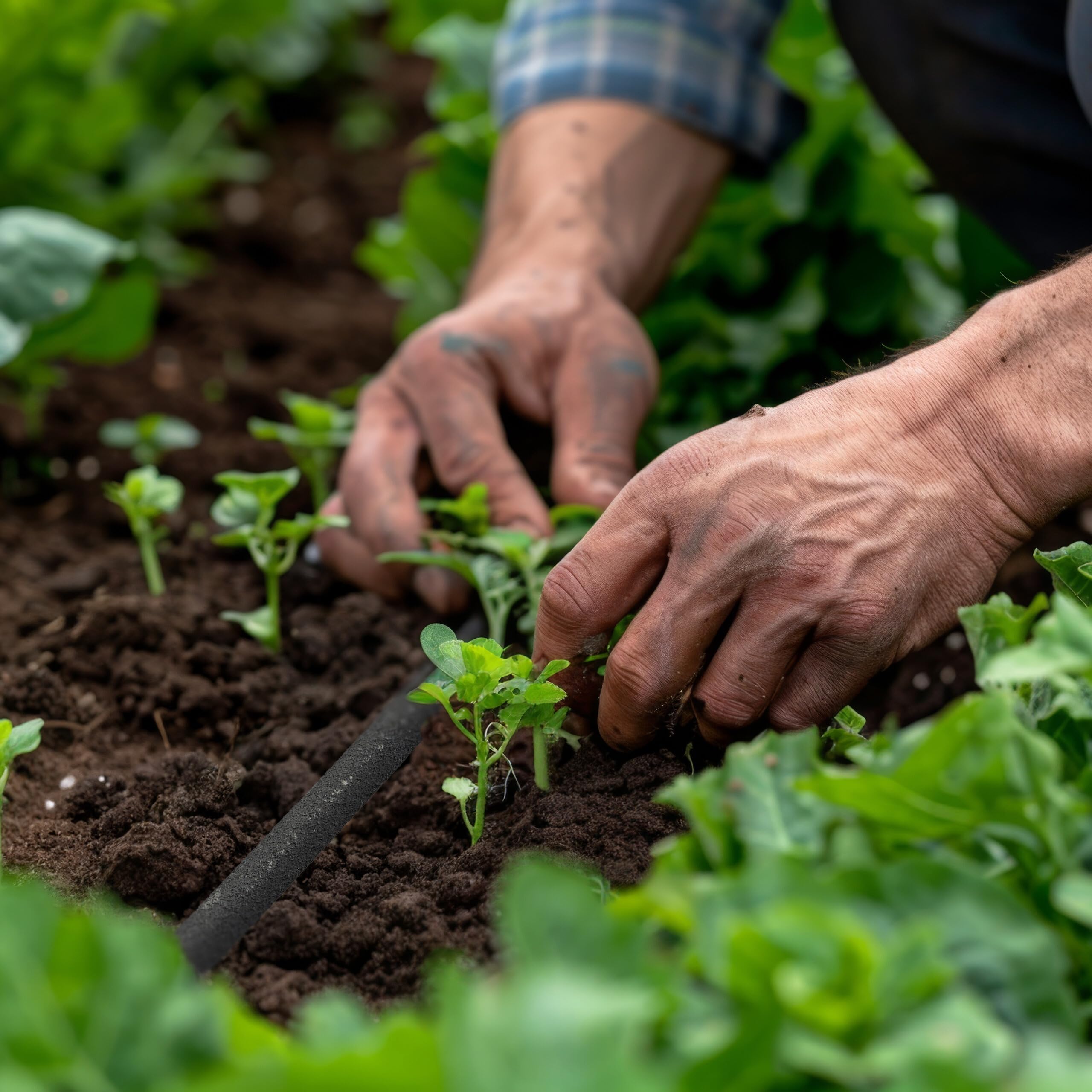 Relaxdays Tubo Irrigazione a Goccia, Gocciolatoio Microforato, Pompa Gocciolante Acqua da 15m, per Giardino e Orto, Nero