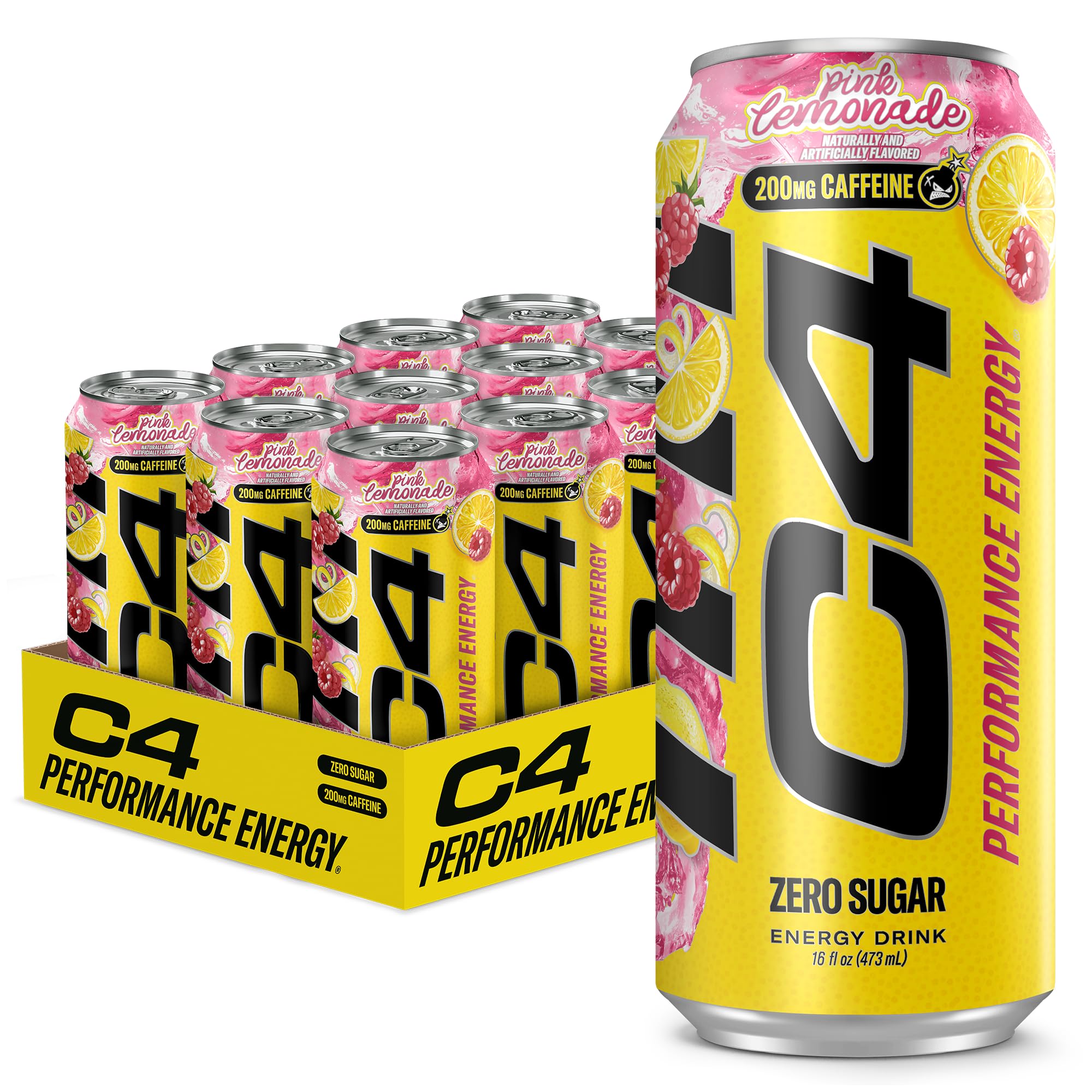 Amazon.com: C4 Performance Energy Drink, Pink Lemonade – Zero