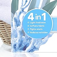 Vista 7 de Downy Hojas para secadora ligeras Mega, suavizante de ropa, Bruma del Océano, 130