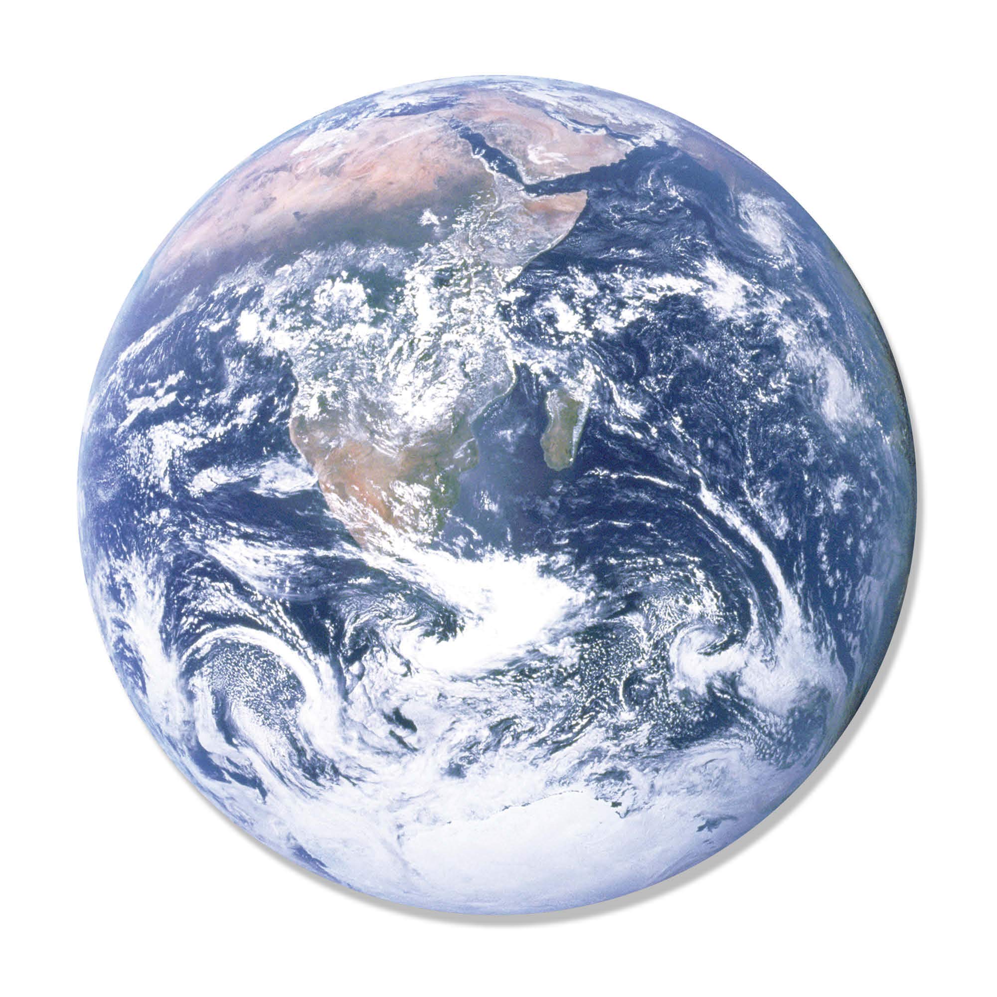 Planet Earth Wall Mounted 3D Style Cardboard Cutout Decoration - Space Theme