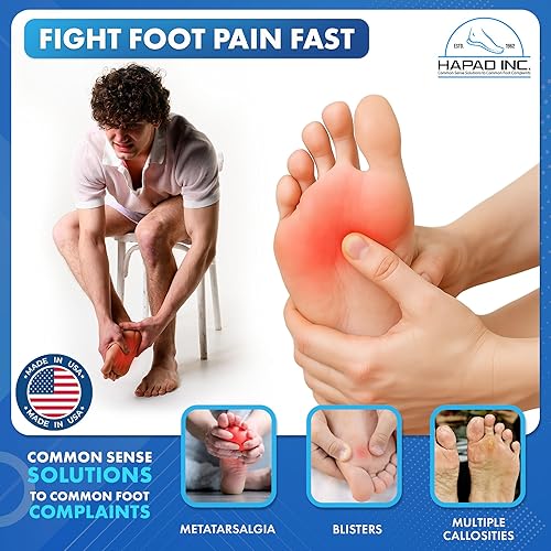 Miniatura 9 de Almohadillas metatarsianas para mujeres y hombres - Cojines de bola de pie para aliviar el dolor - Almohadillas de gel para pies para neuroma