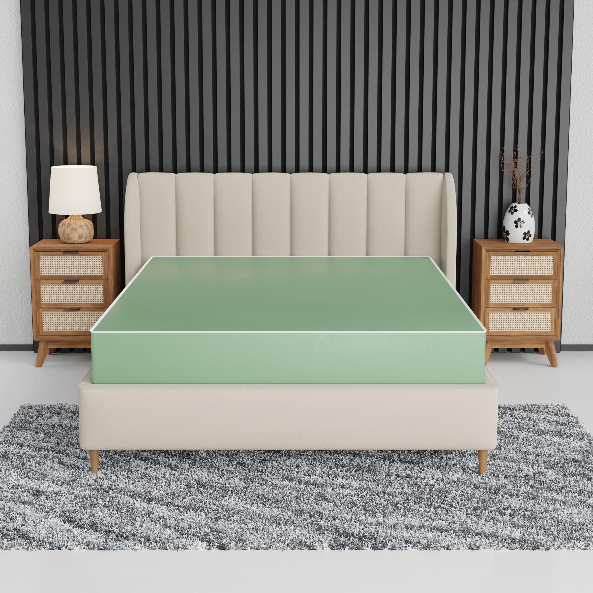 Treaton, 8-Inch Firm Double Sided Tight top Waterproof Vinyl Innerspring Mattress, Twin XL