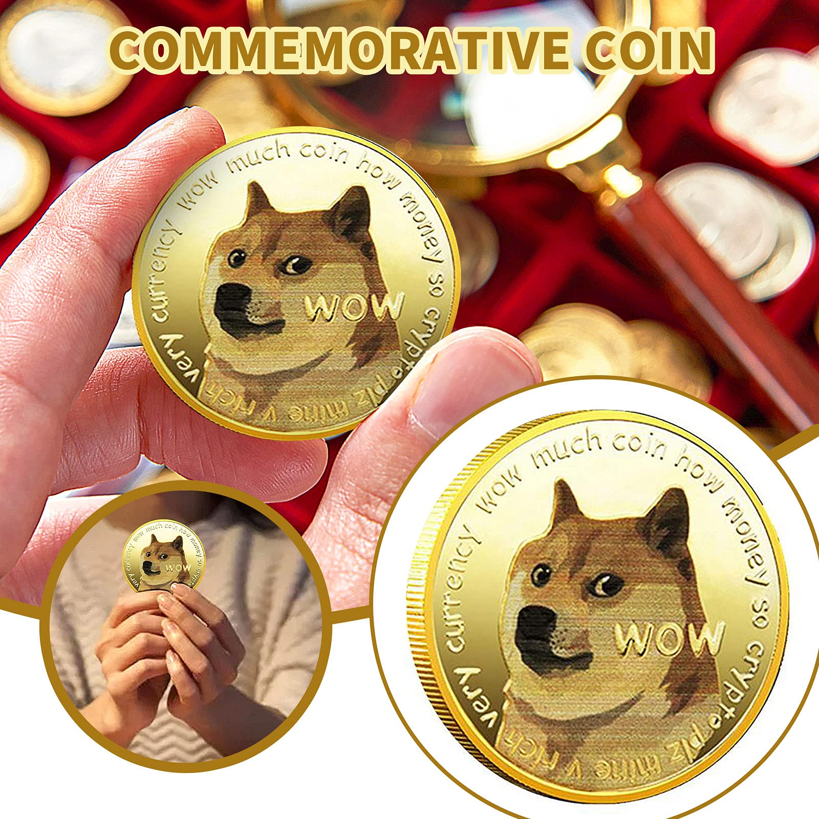 Cryptochips Dogecoin Criptomoneda Dogecoin (DOGE): Qué Es, Historia, Usos |  CryptoPredictor En Square Coleccionable Dogecoin Moneda Física