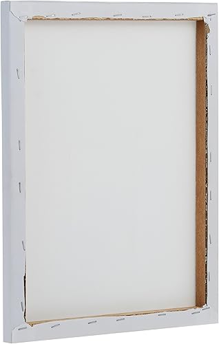 Miniatura 4 de ARTEZA Lienzo estirado de alta calidad, 11 x 14 pulgadas, paquete de 8, tableros de lienzo blanco en blanco para pintura acrílica, óleo y gouache