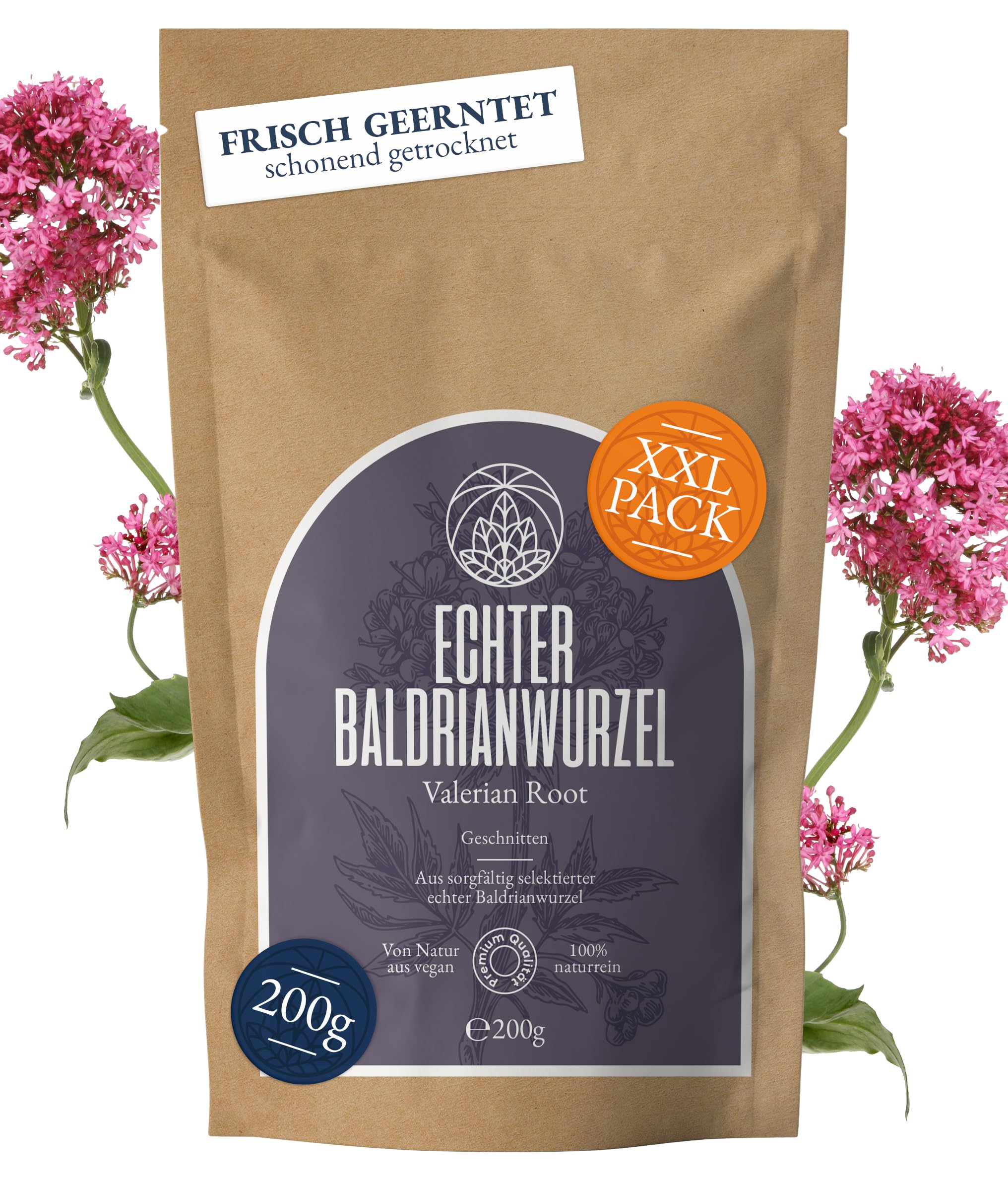 Lemon Balm Tea Monte Nativo (300g) - Gently Dried Lemon Balm Leaves - Aromatic and 100% Pure and Natural Loose Leaf Herbal Tea Without Additives - As a healthy, refreshing infusion — view 45