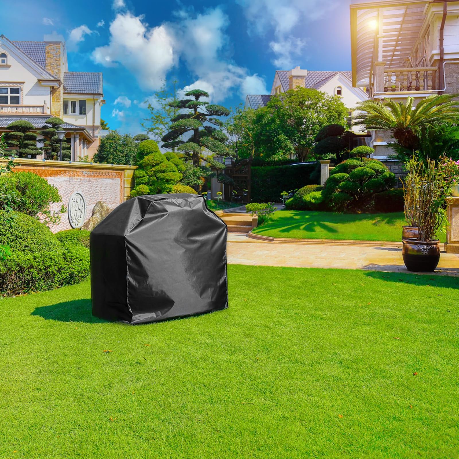 TRIWONDER Funda para Barbacoa Impermeable BBQ Cubierta de Parrilla a Prueba de Polvo (XS - 100×60×150cm)