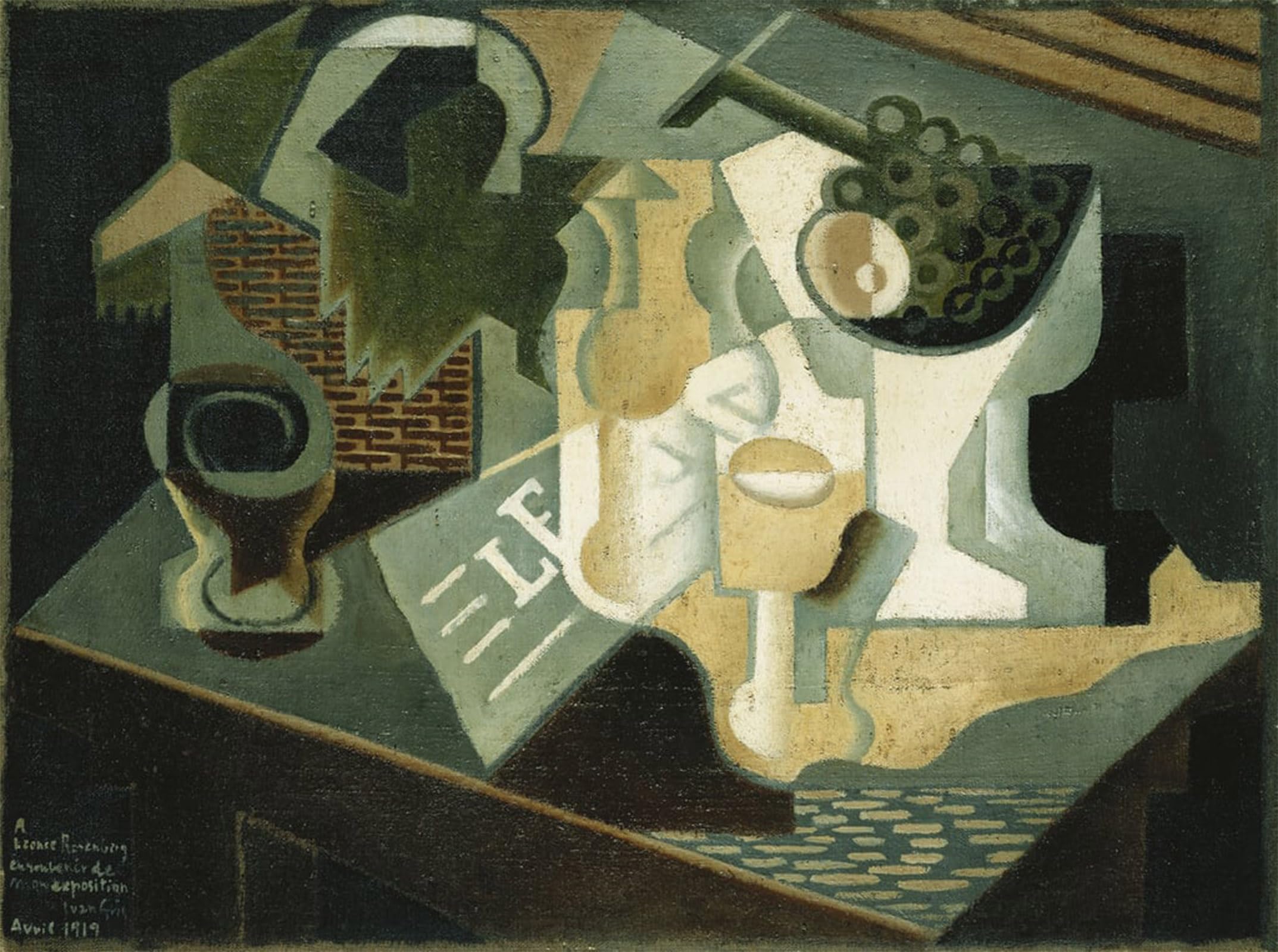 Graffiti Art Mural Juan Gris poster tableau deco moderne 60x90 - 5