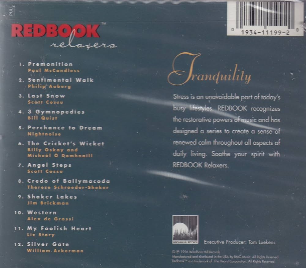 【中古】 Redbook Relaxation: Tranquility / Various Artists 中古】 Redbook Relaxation: Tranquility / Various Artists