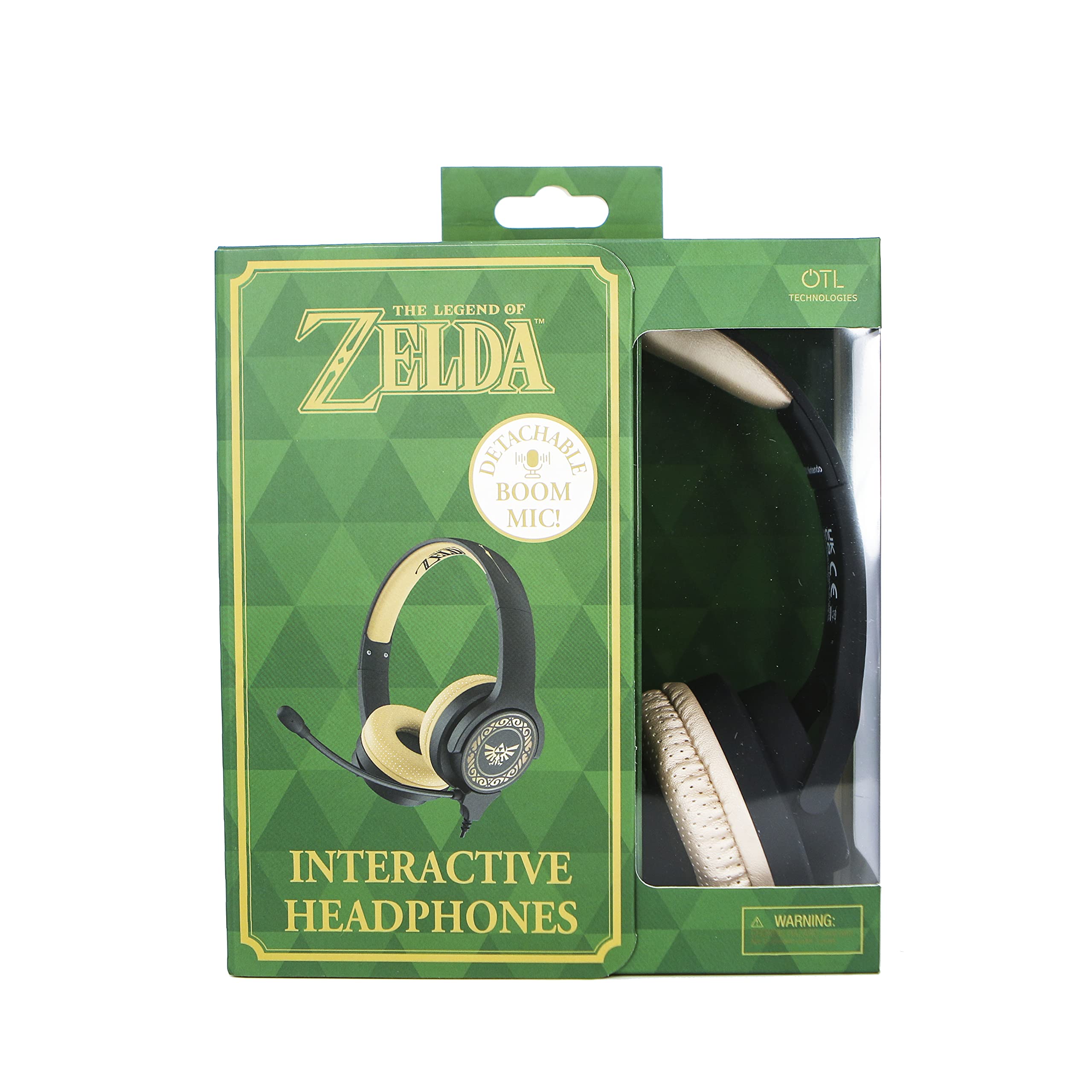 OTL Technologies Zelda interaktiver Kopfhörer, mit Mikorfon & Kabel, für Kinder (offizielles Lizenzprodukt), Kinder (größenverstellbar)