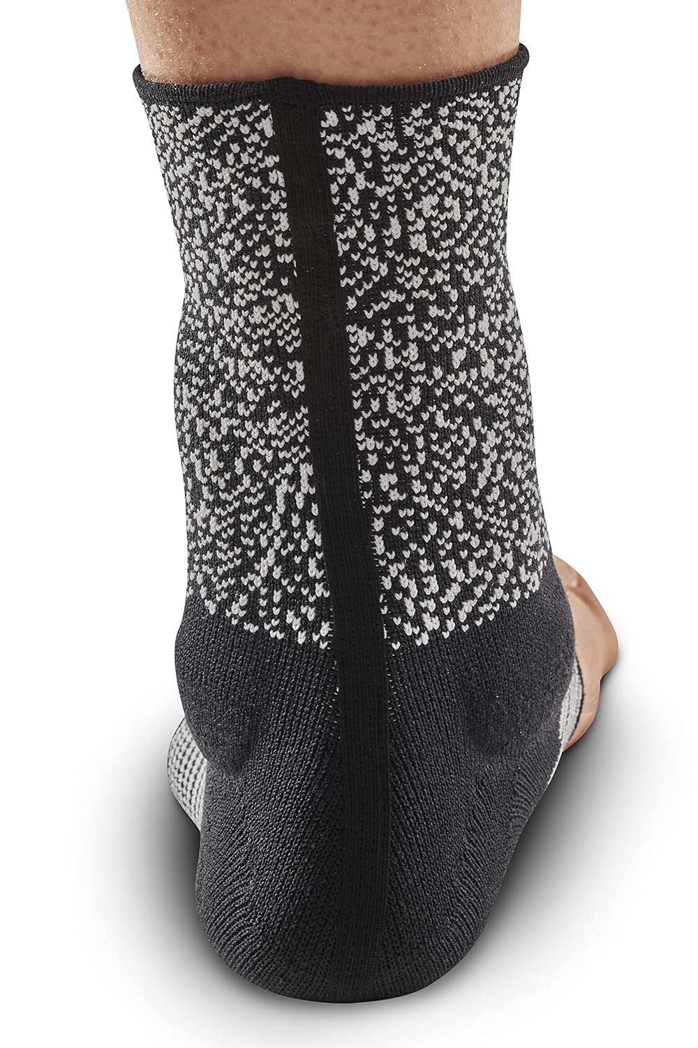 CEP Max Support Ankle Sleeve, Black/White, Unisex, M