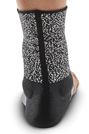 CEP Max Support Ankle Sleeve, Black/White, Unisex, M