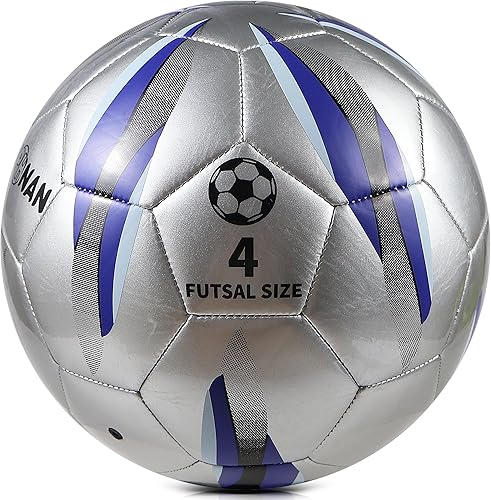 Miniatura 14 de Low Bounce Futsal Ball Size 4, Professional Indoor Soccer Ball with Reinforced Stitching & TPU Cover for Training, Games, Competition - Durable