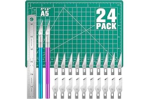 24 Pack Exacto Knife Kit Professional Precision Hobby Knife Kit
