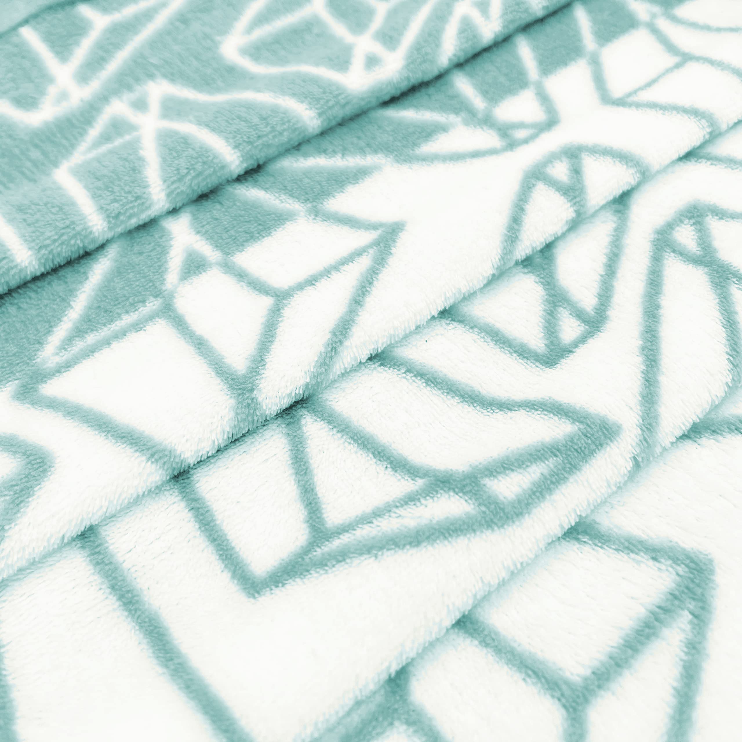 Victorio & Lucchino Juego de sábanas Coralina, térmica para Invierno, Tacto Suave - Modelo Alina (Aqua, Cama 150cm)