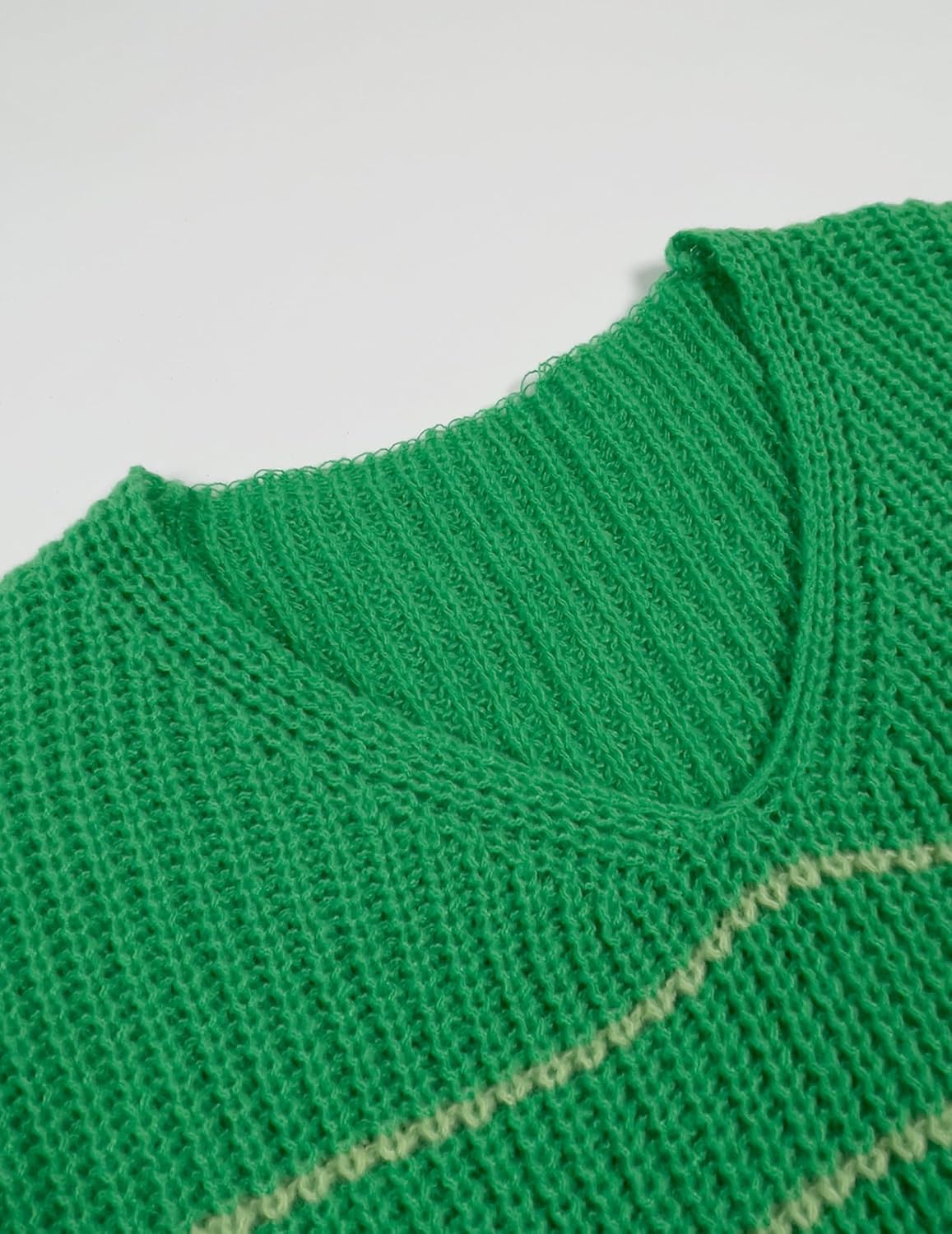 Womens Cute Oversized V Neck Long Sleeve Sweaters Winter 2026 - Image 4