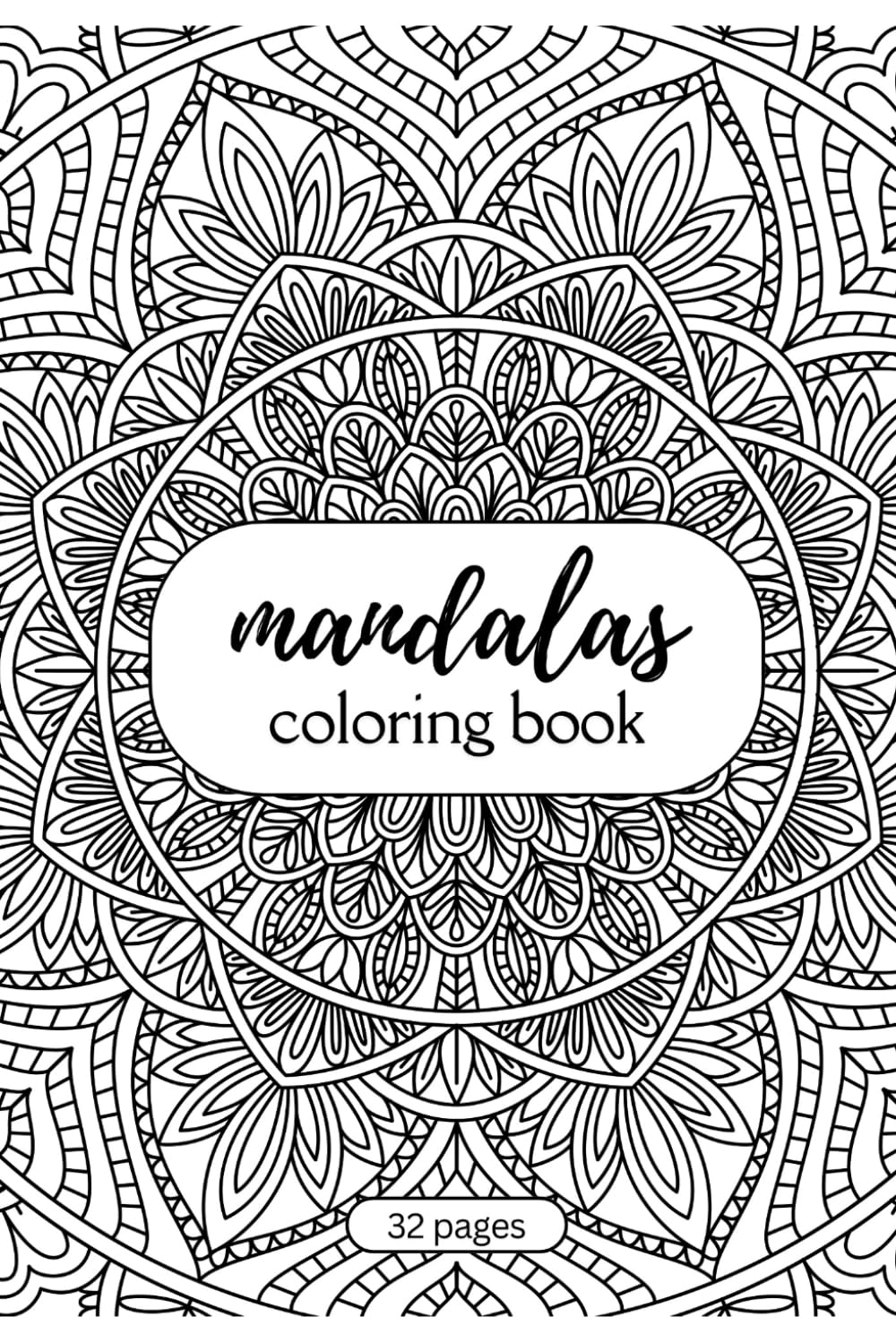 Mandalas Coloring Book - Mandala Malbuch: Stressabbau, Achtsamkeit und kreative Entspannung mit detailreichen Motiven