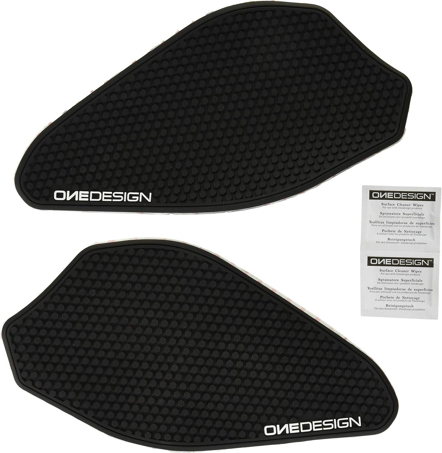 PRINT(プリント) タンクサイドパッド HDR ブラック YZF-R3/R25 (19-20)