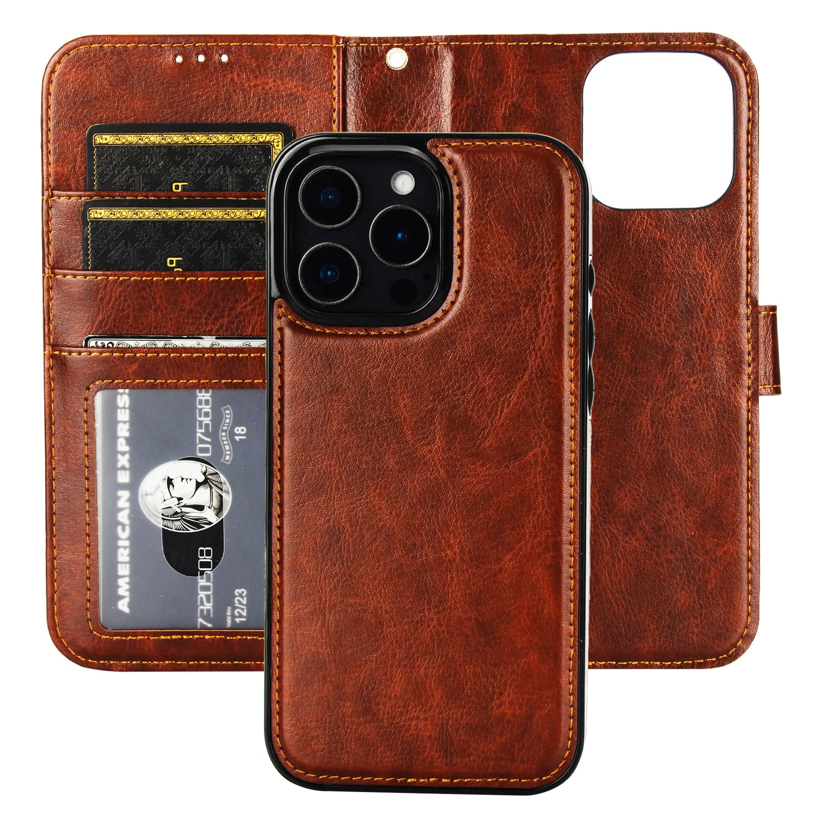 Amazon.com: Bocasal Detachable Wallet Case for iPhone 16 Pro Max
