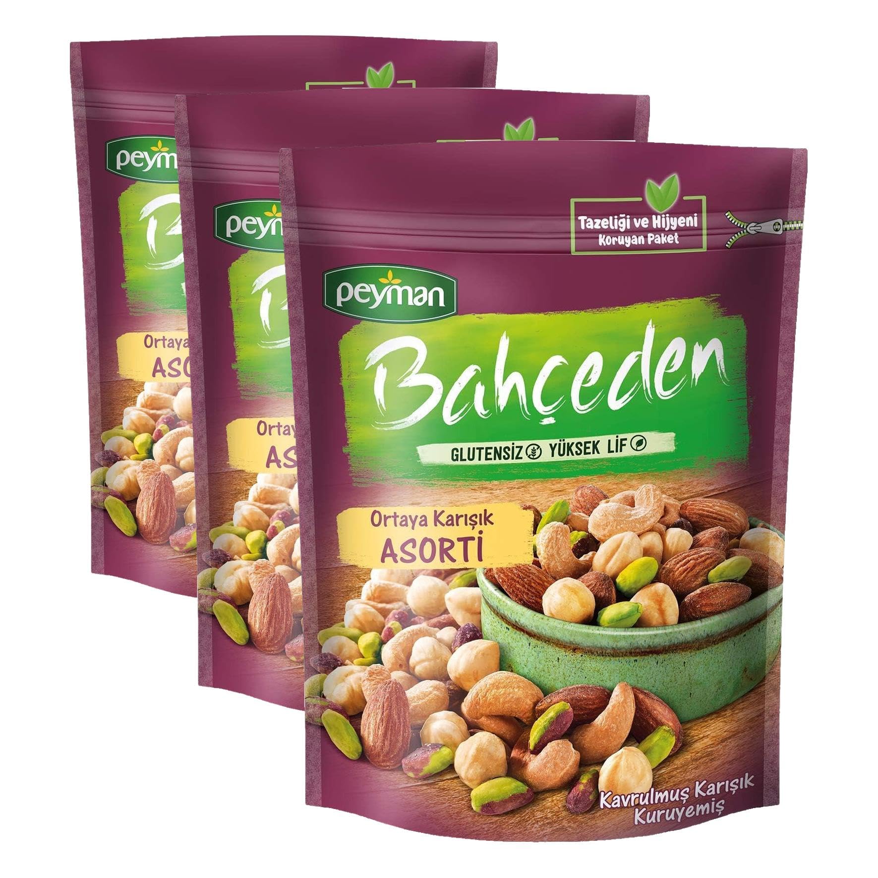 Peyman Bahçeden Ortaya Karişik Asorti 140G (3 paketi)