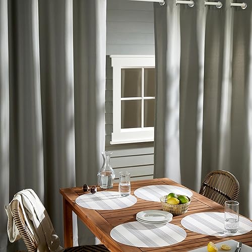 Miniatura 5 de Exclusive Home Curtains - Cortinas con ojales para interior y exterior, 2 paneles de cortina