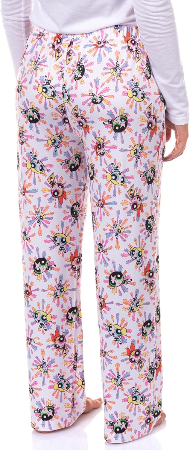 The Powerpuff Girls Pajama Pants Women's Blossom Bubbles Buttercup Sleep Bottoms - Image 4