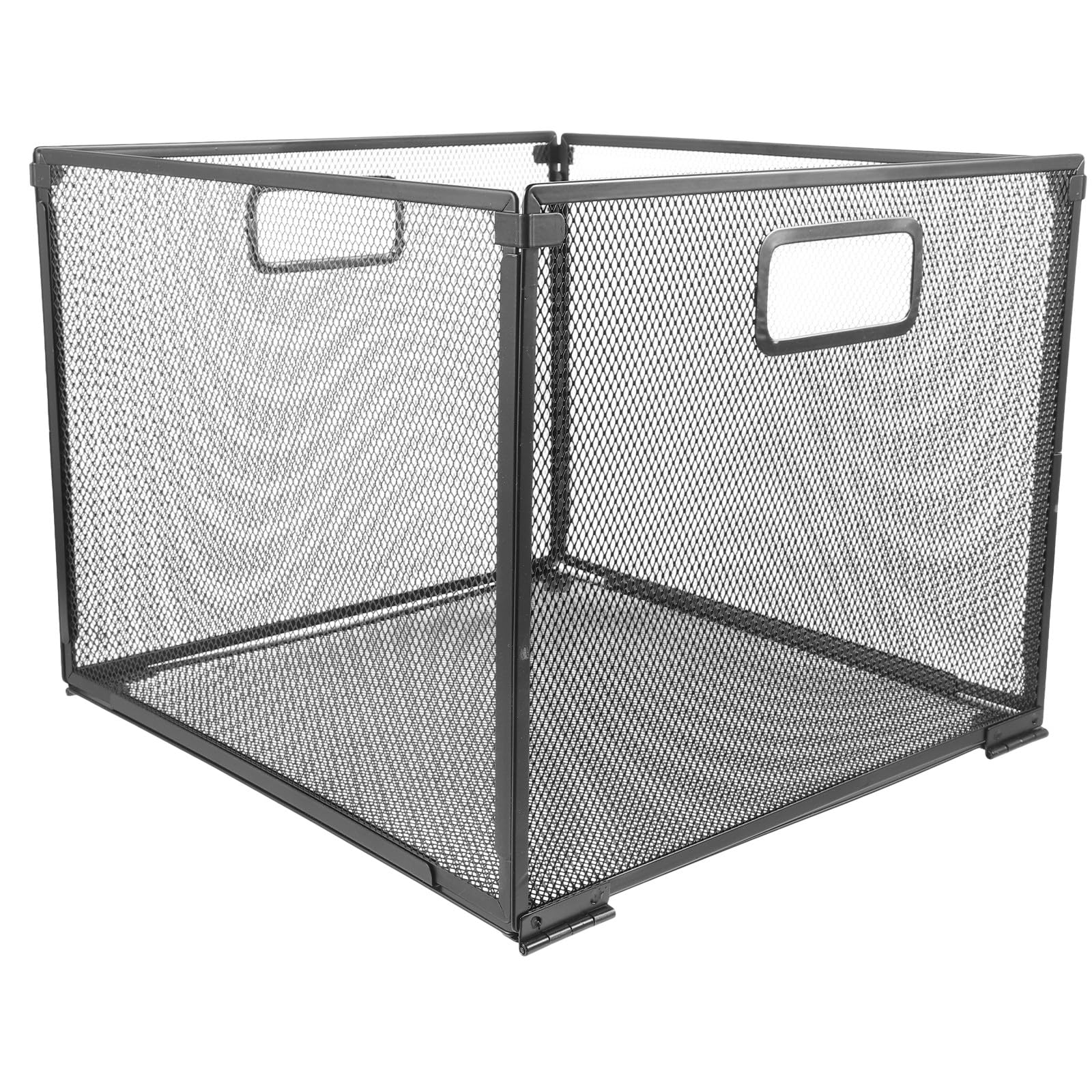 Porte-documents de bureau multifonction en fer noir pour un espace de travail épuré