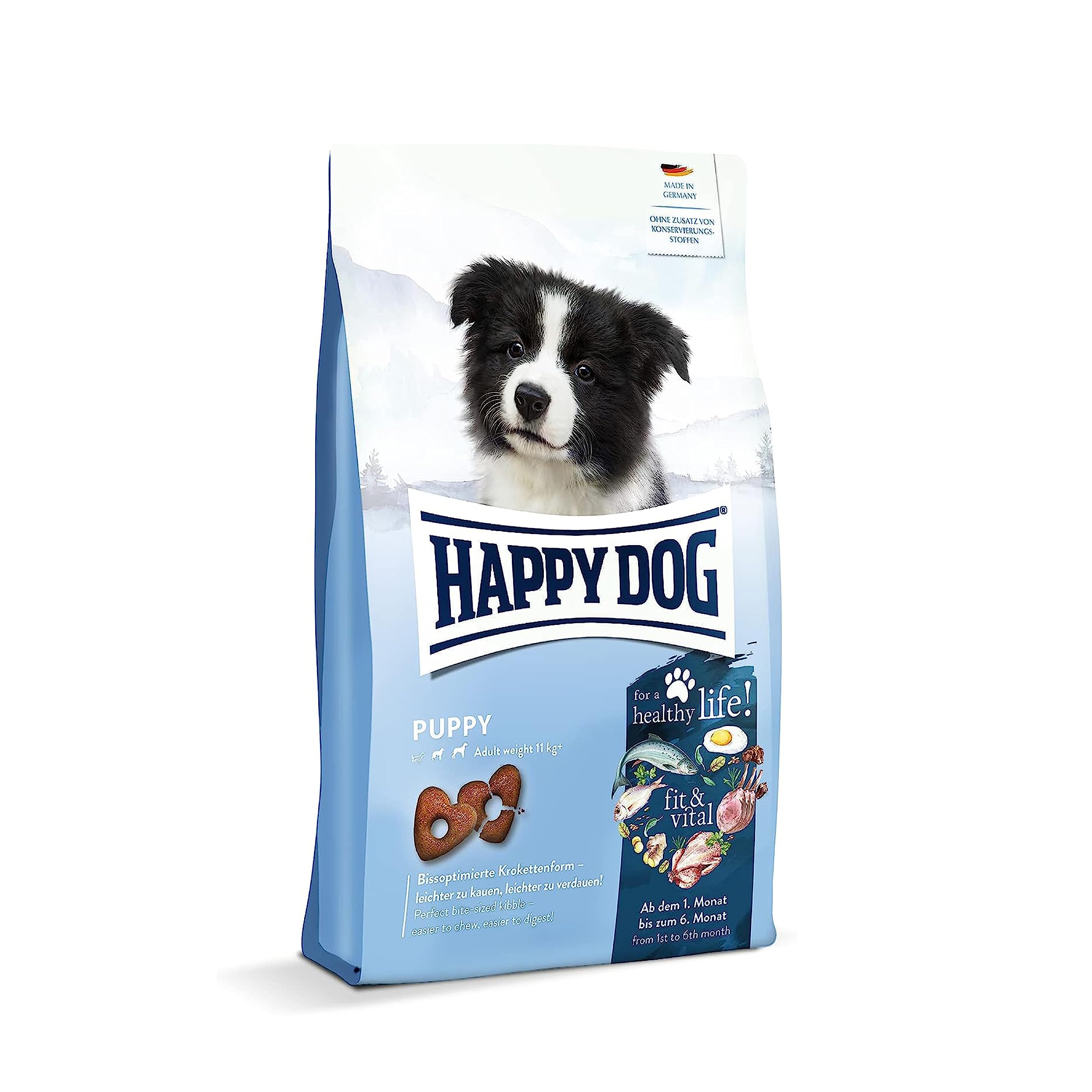 Happy Dog 60991 – Supreme fit & Vital Puppy – Alimento Completo para Cachorros de 4 semanas a 6 Meses – 18 kg