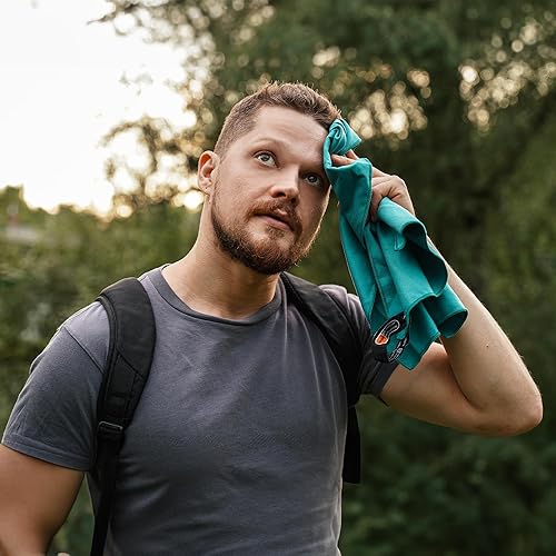 Miniatura 5 de BAGAIL - Toallas de microfibra para campamento perfectas para deportes viajes y playa Secado rápido superabsorbente ultracompacta Adecuada para
