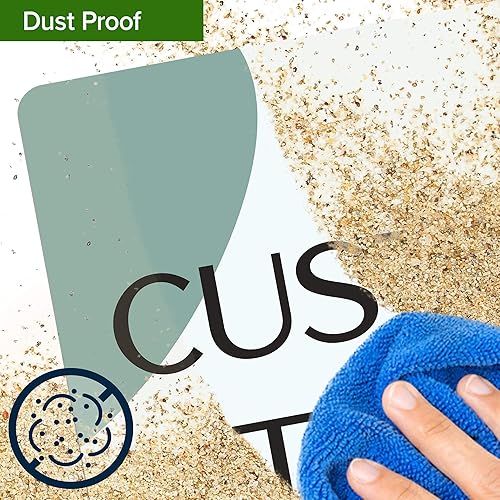 Miniatura 1021 de My Sign Center - Letrero personalizado, 11 colores de fuente, 13 estilos de fuente, 4 opciones de agujero, 22 tamaños, 8 x 32 pulgadas, sin óxido,