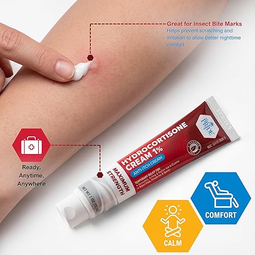 Miniatura 4 de MED Pride Hydro Cortisone (Hydrocortisone) Cream 1% OTC Bulk Pack of 4 X 1 Oz Anti-Itch Ointment for Rash, Eczema, Bug Bites