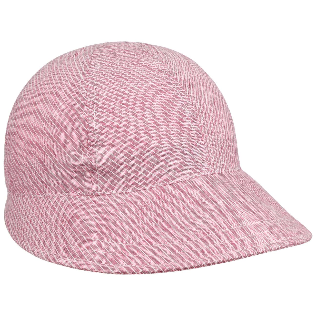 Mayser Lilly Stripes, visor da donna, visor in cotone, visore lenenvisor, visor in cotone, da donna, made in the EU, cappello da donna con ombrello, visiera primavera-estate