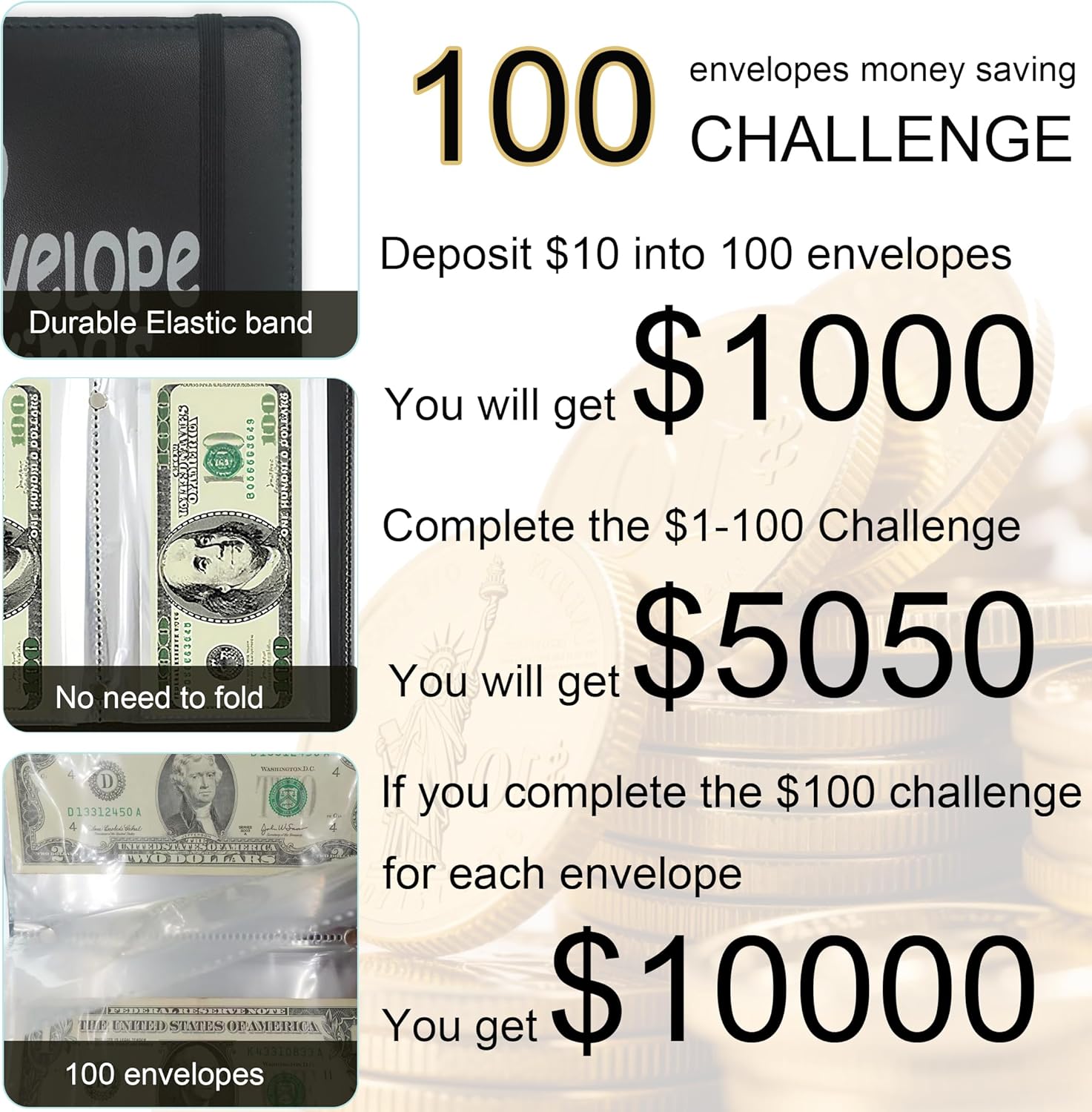 Unlock Your Savings: Review of the 100 Days Money Saving Challenge Coin Envelope Binder