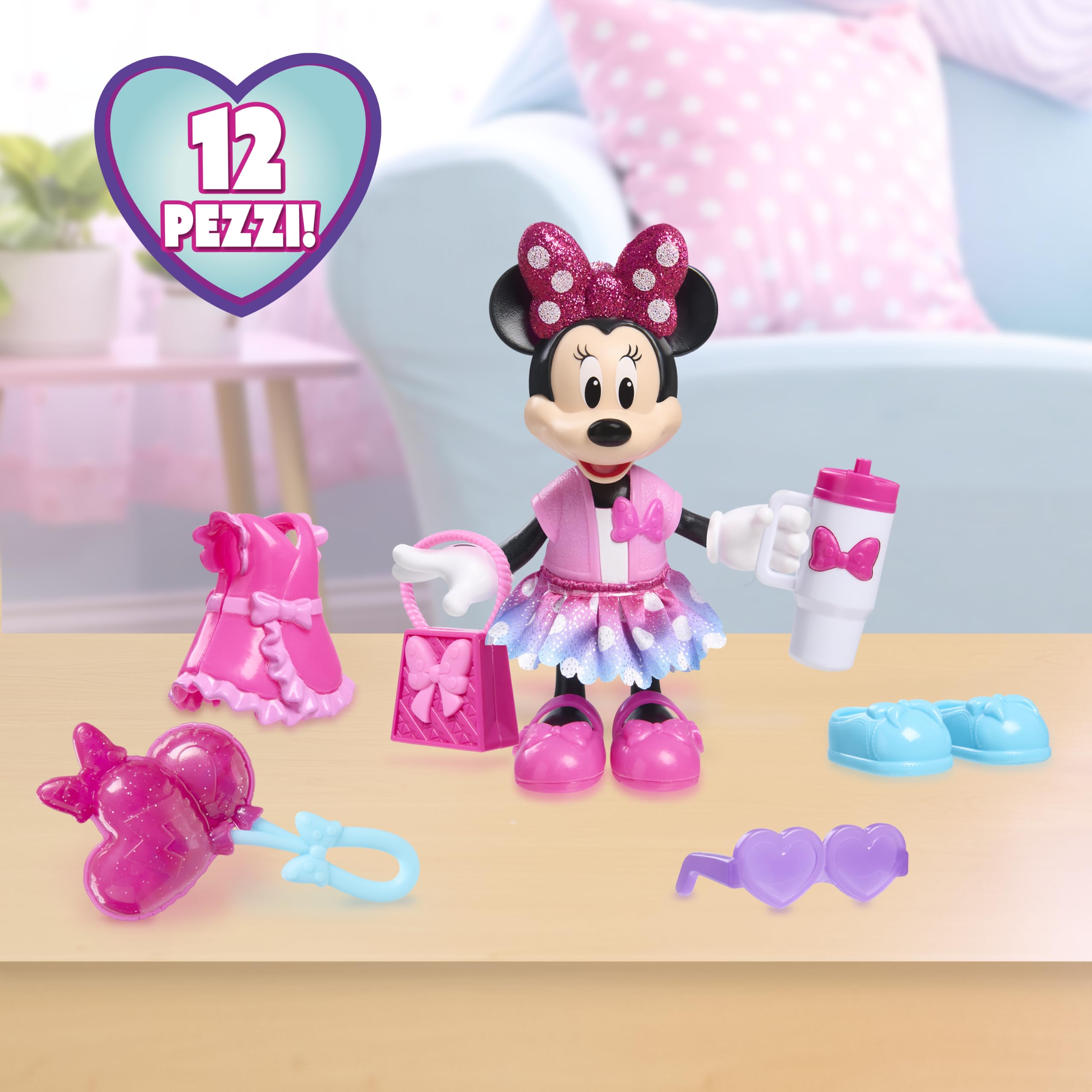 Disney Jr. Bambola Minnie Fashion