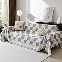 Vista 42 de MEETSKY Funda para Sofá Seccional en Forma de L, Fundas para Sofá, Protector de Sofá, Funda Protectora Lavable, Fundas para Sofá Seccional, Tela