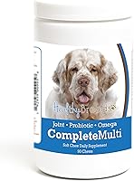 Vista 399 de Healthy Breeds Schnauzer miniatura todo en uno multivitamínico suave masticable 90