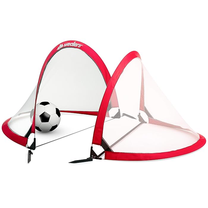 Buy Collapsible Soccer Goal Set of 2 with Travel Bag Ultra Portable 4