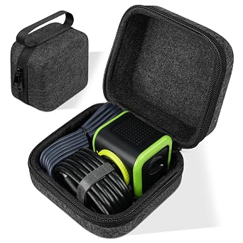 sarlar Carrying Case Compatible with LeapFrog LeapMove Video Game System, Premium Odorless Hard Shell Felt for Console, HDMI Cable and Accessories, Portable Pretection for Travel and Storage