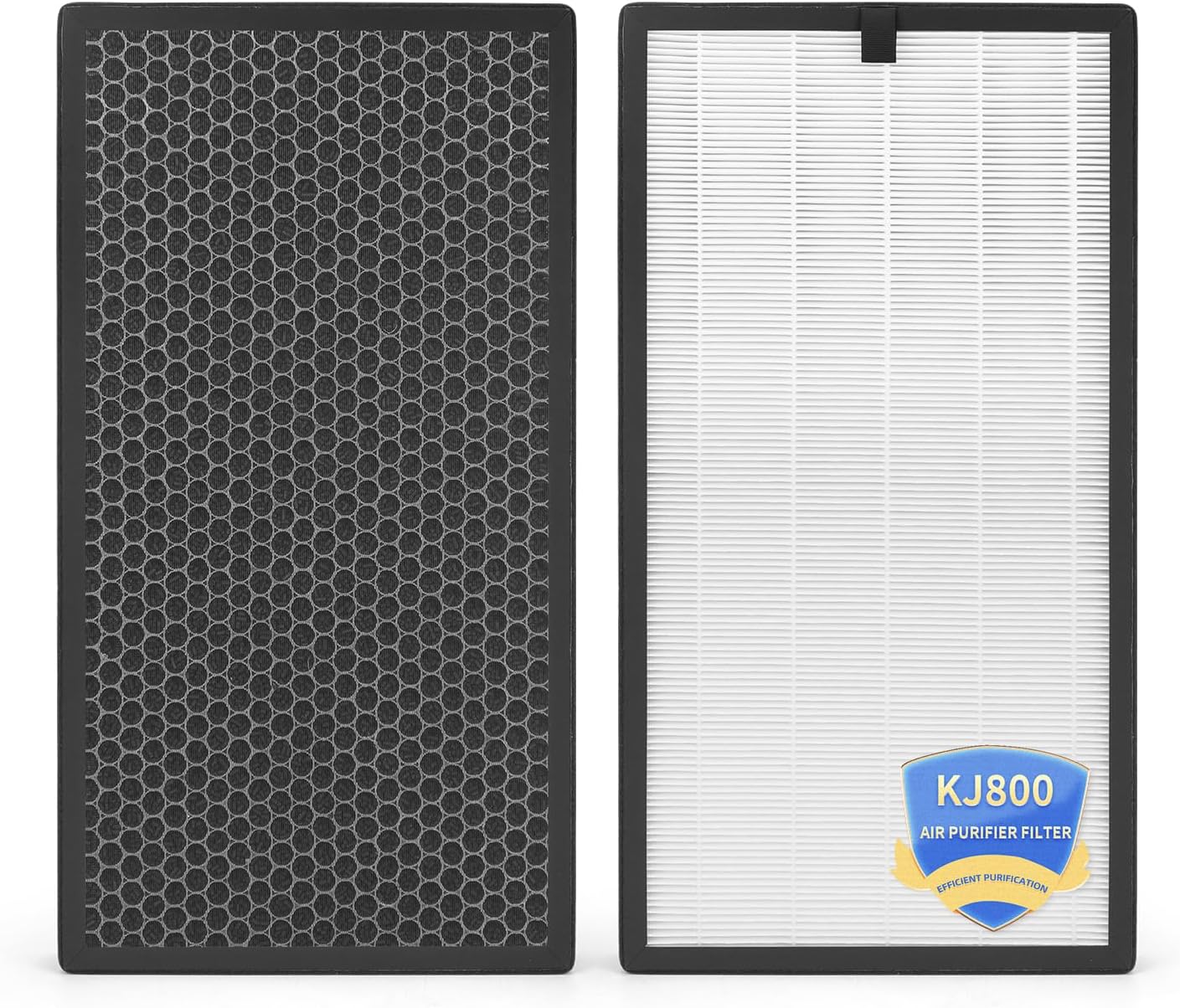 KJ800 Replacement Filters Compatible with COLZER KJ800 Air Purifiers, 2-In-1 Activated Carbon Filters,2 Pack