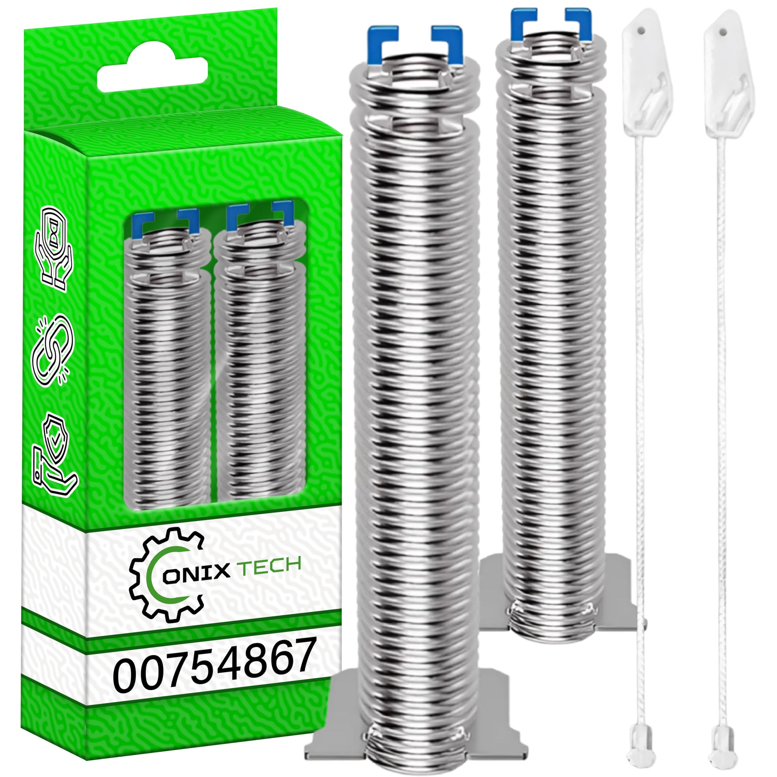 Europart Molle Per Cerniere Per Porta Alternative Bosch 754866 00754866 - Molle Per Porte E Lavastoviglie, Adatte Anche Per Gaggenau K&uuml;ppersbusch Viva Balay Neff Constructa