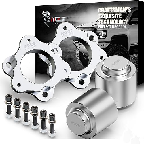 MZS Kit de nivelación de elevación delantera de 3 pulgadas + espaciadores de resorte helicoidal trasero de 2 pulgadas compatibles con Tahoe Suburban