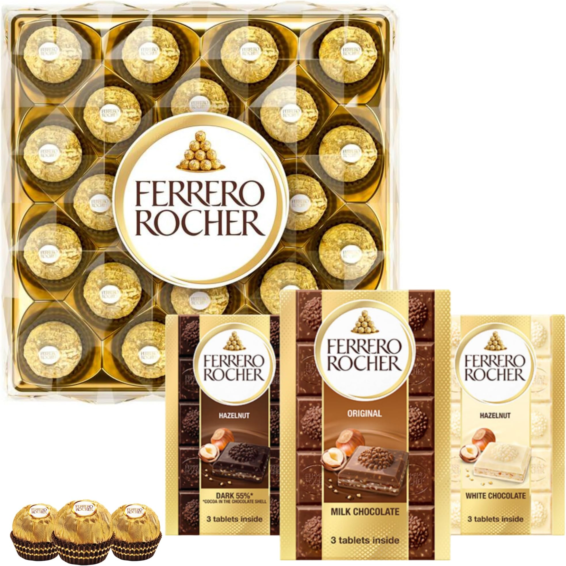 Ferero Chocolate Hamper Gift Box - Christmas Gifts, Birthday Gifts For Her, Men, Women, Thoughtful Gifts Chocolate Box For Mom & Dad Valentine