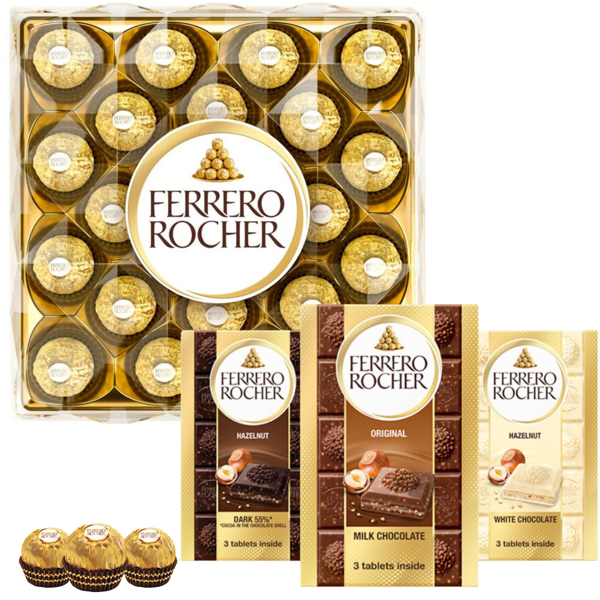 Ferero Chocolate Hamper Gift Box - Christmas Gifts, Birthday Gifts For Her, Men, Women, Thoughtful Gifts Chocolate Box For Mom & Dad Valentine