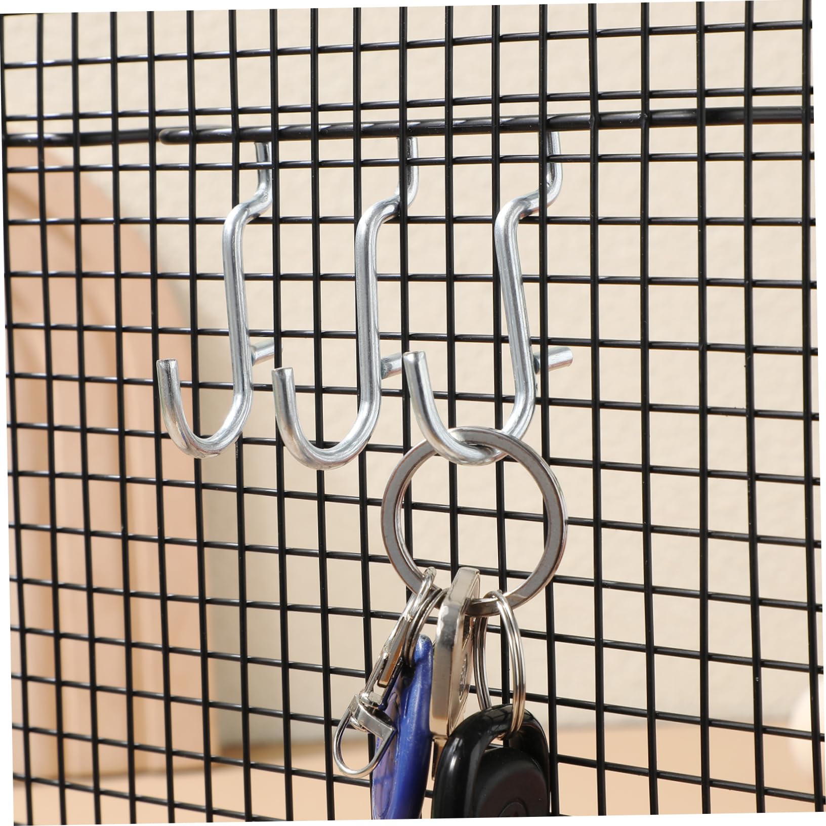 Alipis Pegboard Hooks Metal 20 Pack Strong Hooks for Wall Tools Keys Jewelry Efficient Storage