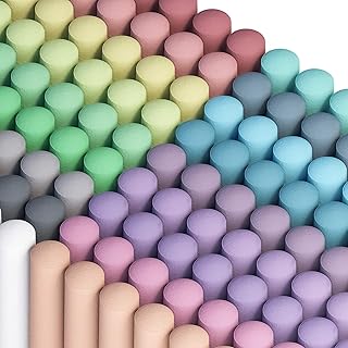 Sidewalk Chalk, Feela 162 Pack 18 Colors Sidewalk Chalk Set For Kids Jumbo Chalk Bulk, Great for Kids Family, Paint on Sidewalk Wall School Driveway Blackboard Street Playground