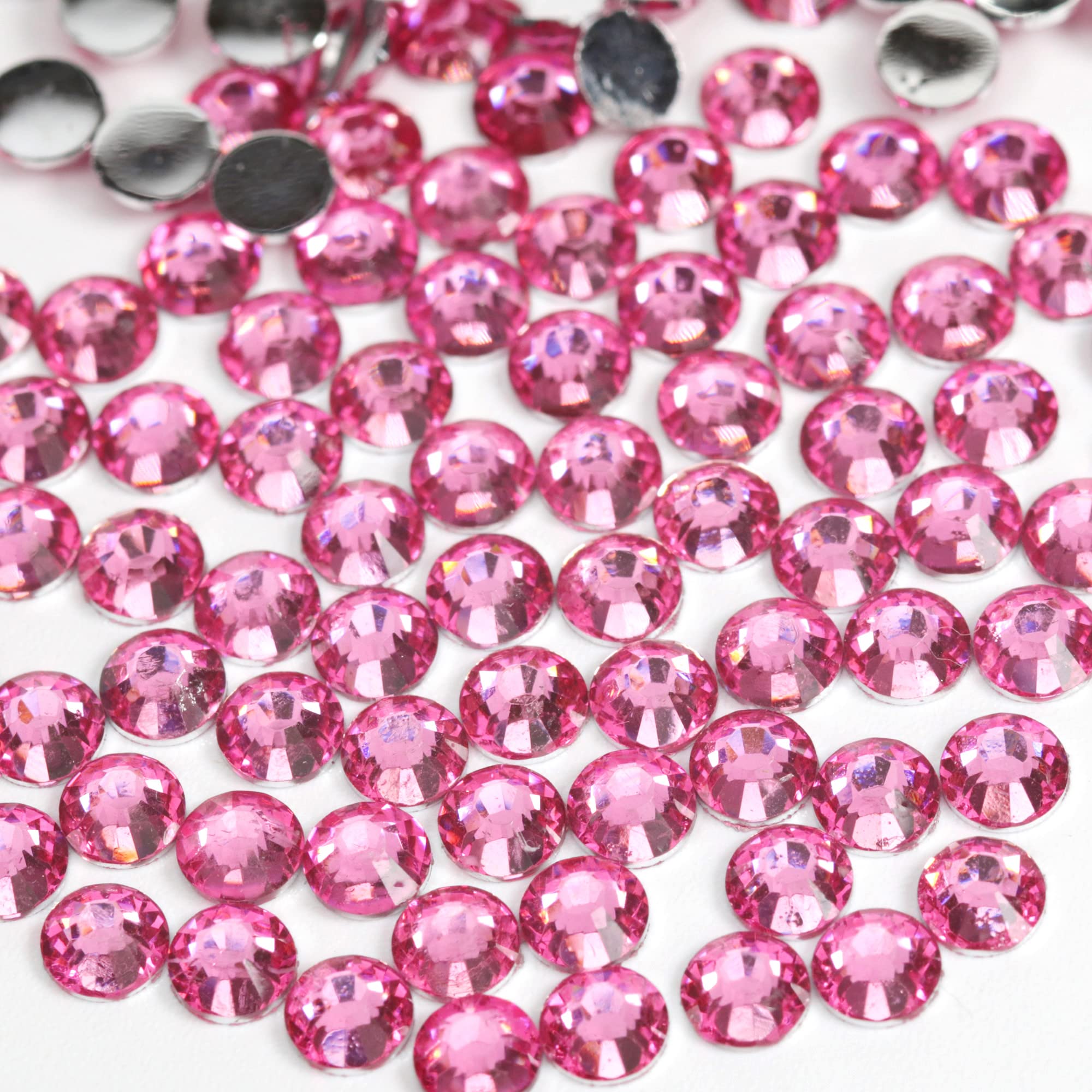 250pcs 6mm Flat Back Non-Stick Rhinestone Crystal Diamantes Nail Art & Craft Scrapbooking Embellishments 90 Available Colours (6mm, AB Clear #A13) — view 47