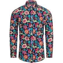 Buy Mens Floral Print Shirt Long Sleeve 