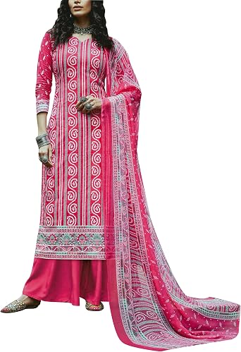 Printed Pure Cotton Salwar Kameez Suit 